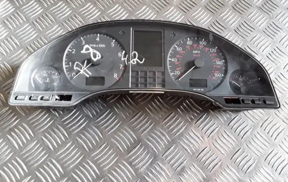 Audi A8 S8 D2 4D Speedometer (instrument cluster) 4D0919035F 110008639 8E0920950R