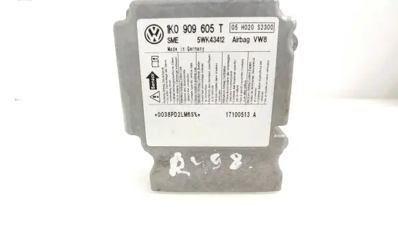 Skoda Octavia Mk2 (1Z) Airbag control unit/module 1K0909605T 5WK43412