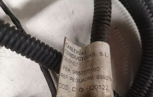 Citroen C4 Grand Picasso Parking sensor (PDC) wiring loom 9657775180 9390199