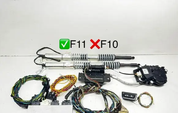 BMW 5 F10 F11 Tailgate hydraulic set 7333928 0030510102 F005V01252