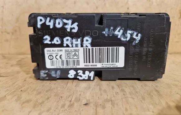 Peugeot 407 Tire pressure control unit 9655140080 S120231100E