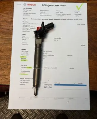 Mercedes-Benz Sprinter W906 Fuel injector A6460701487 071201 0445115066