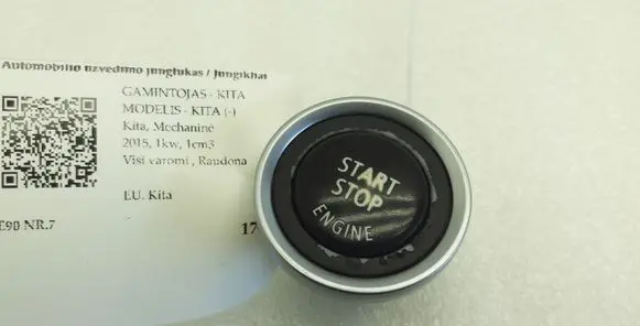 BMW 3 E90 E91 Engine start stop button switch 9154945