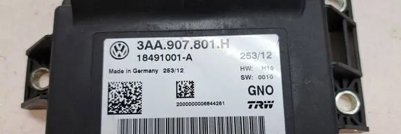 Volkswagen Sharan Hand brake control module 3AA907801H 18491001A G000439856Z
