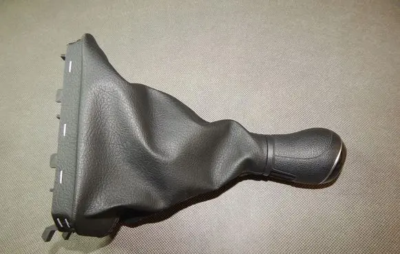 Gear lever shifter trim leather/knob
