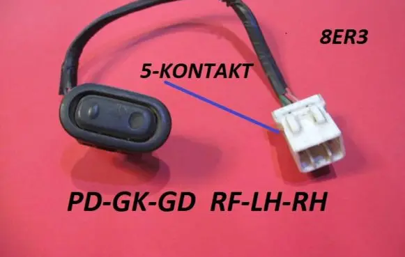 Mazda 626 Electric window control switch 8ER3