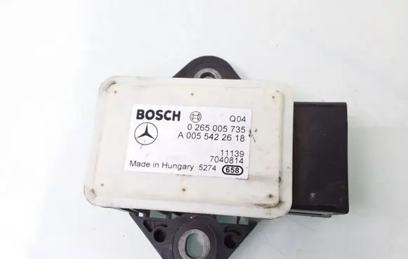 Mercedes-Benz E W212 ESP acceleration yaw rate sensor 0265005735 A0055422618