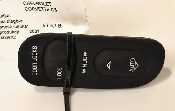 Chevrolet Corvette C5 Quarter vent window switch 