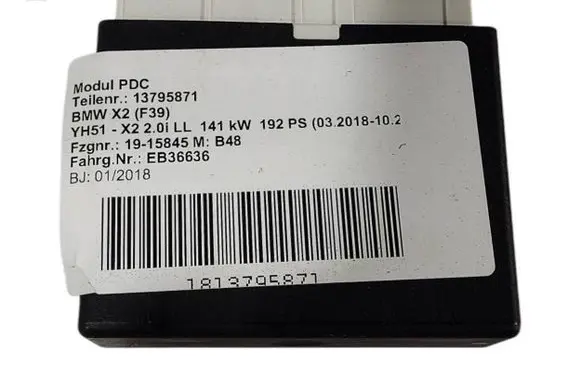 BMW X2 F39 Parking PDC control unit/module 9495358 026825