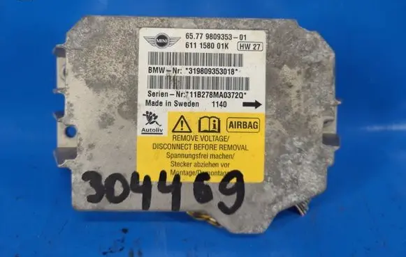 Mini One - Cooper R57 Airbag control unit/module 319809353018