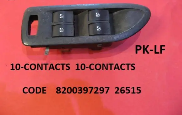 Renault Laguna II Electric window control switch 8200397297 26515