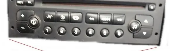 Citroen C3 Pluriel Radio/CD/DVD/GPS head unit