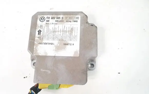 Volkswagen Touran I Airbag control unit/module 1t0909605b 5wk43518