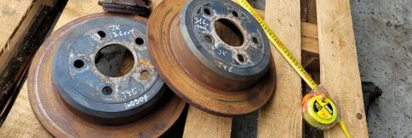 Jeep Wrangler Rear brake disc