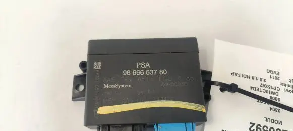 Peugeot 5008 II Parking PDC control unit/module 9666663780PDC