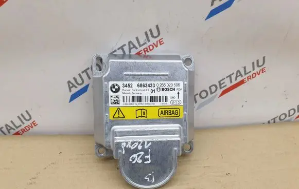 BMW 1 F20 F21 Airbag control unit/module 6863433 34526963433 0265020506