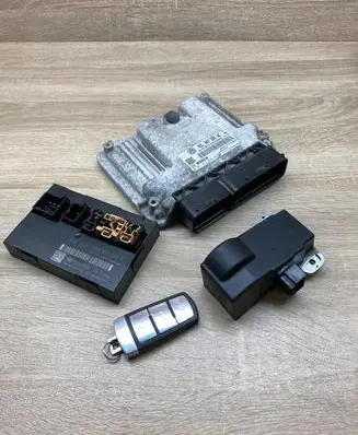 Volkswagen PASSAT B7 Engine ECU kit and lock set 03L907309AE 3AA959433B 3C0905861J