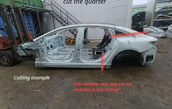 Mercedes-Benz EQS V297 Rear quarter panel 