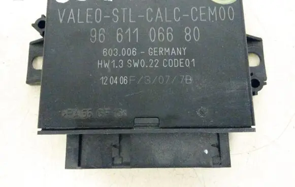 Citroen C6 Parking PDC control unit/module 9661106680 603006