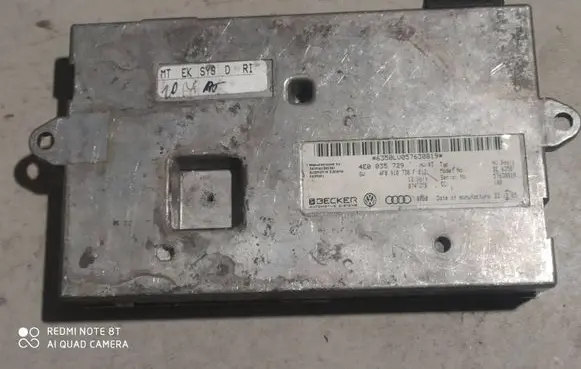 Audi A6 S6 C6 4F MMI control unit 4F0910730F 4E0035729