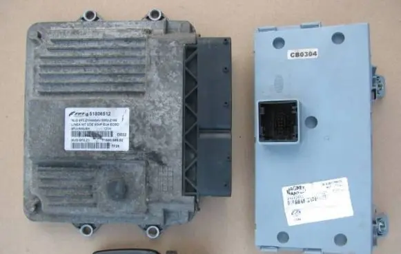 Fiat Linea Engine ECU kit and lock set 51806512 MJD6F3.Z1 51778013