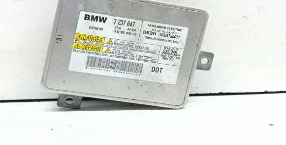BMW 5 F10 F11 Headlight ballast module Xenon 7237647
