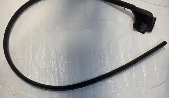 Opel Corsa F Rear door rubber seal (on body) 9829760480