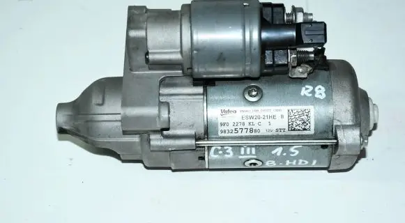 Citroen C3 Starter motor 9832577880