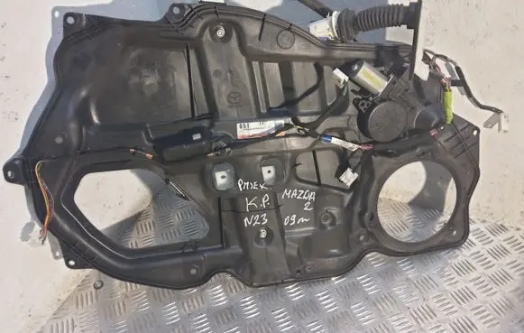 Mazda 2 Front door window regulator with motor D6515997X