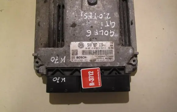 Volkswagen Golf VI Engine control unit/module 5K0907115 1K0907115AA 1039S34818