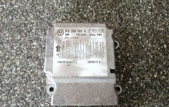 Volkswagen Golf Plus Airbag control unit/module 1K0909605N