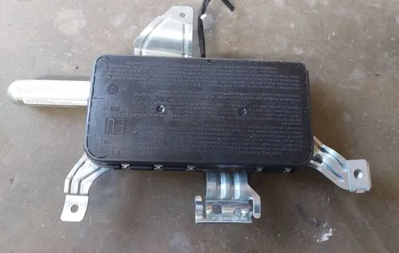 Front door airbag
