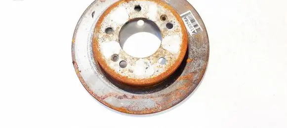 KIA Venga Rear brake disc neventiliuojamas