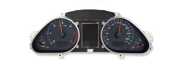 Audi A6 S6 C6 4F Speedometer (instrument cluster) 4F0920931F 4F0910930A