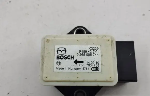 Mazda CX-7 ESP acceleration yaw rate sensor F189437Y1 0265005744 1275100464
