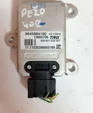 Peugeot 407 ESP acceleration yaw rate sensor 9645884180 448801002007 13665700