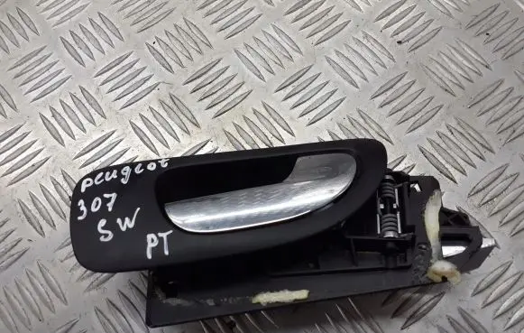 Peugeot 307 Rear door interior handle trim 9643604477