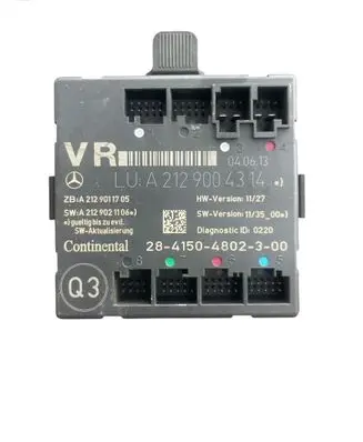 Mercedes-Benz E W212 Door control unit/module A2129004314 A2129011705 A2129021106