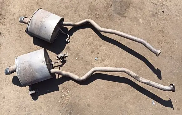 BMW X5 E53 Rear muffler/silencer tail pipe 7502187 2057615004