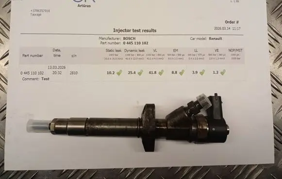 Renault Master II Fuel injector 0445110102