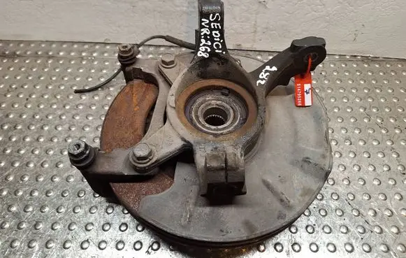 Front wheel hub spindle knuckle