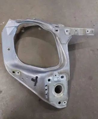 Opel Meriva A Side radiator support slam panel 93301922 2303 MK6082L12