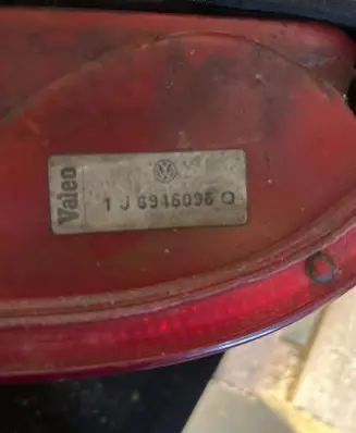 Volkswagen Golf IV Rear/tail lights 1J6945095Q