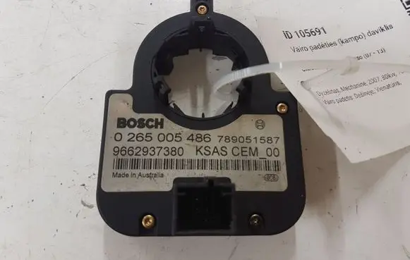Citroen C4 Grand Picasso Steering angle sensor 0265005486 9662937380