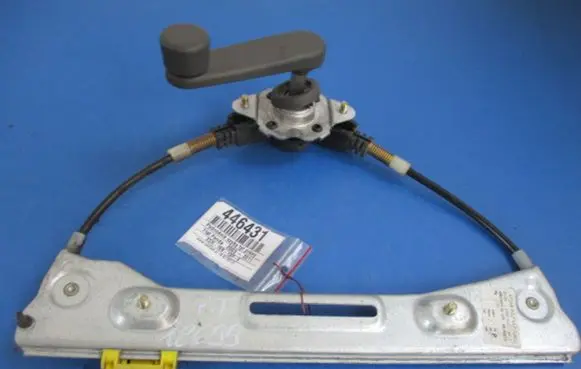 Fiat Panda 141 Rear door window regulator with motor 46803653