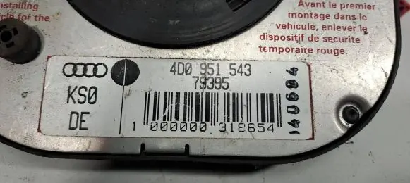 Audi 80 90 S2 B4 ABS relay 000000318654 4D0951543 79395