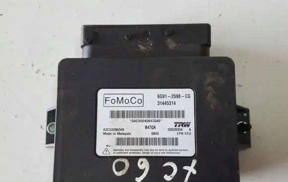 Volvo XC60 Hand brake control module 31445314