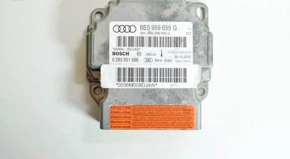 Audi A4 S4 B6 8E 8H Airbag control unit/module 8E0959655G