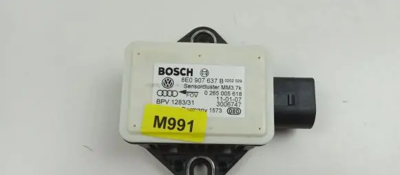 Audi A6 S6 C6 4F ESP acceleration yaw rate sensor 8E0907637B M991