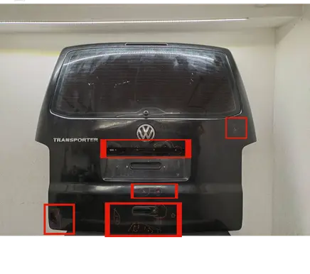 Volkswagen Transporter - Caravelle T5 Tailgate/trunk/boot lid 7H5845503BN